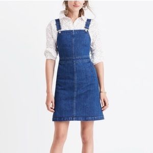 Madewell Hillview Denim Overall Dress Pinafore